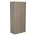 Jemini Grey Oak 1800mm 4 Shelf Cupboard (Dimensions: W800 x D450 x H1800mm) KF840154