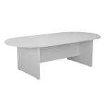 Jemini Meeting Table 2400x1200x730mm White KF840159 KF840159