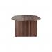 Jemini Meeting Table 2400x1200x730mm Dark Walnut KF840161 KF840161