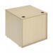 Jemini Reception Modular Straight Desk Unit 800x800x740mm Maple KF840166 KF840166