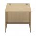Jemini Reception Modular Straight Desk Unit 800x800x740mm Maple KF840166 KF840166