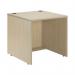 Jemini Reception Modular Straight Desk Unit 800x800x740mm Maple KF840166 KF840166