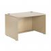 Jemini Reception Modular Straight Desk Unit 1200x800x740mm Maple KF840167 KF840167