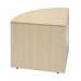 Jemini Reception Modular Corner Desk Unit 800x800x740mm Maple RADIUSKOSEMMA KF840169