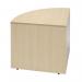 Jemini Reception Modular Corner Desk Unit 800x800x740mm Maple KF840169 KF840169
