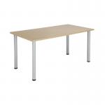 Jemini Rectangular Meeting Table 1600x800x730mm Maple KF840181 KF840181