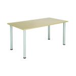 Jemini Rectangular Meeting Table 1600x800x730mm Maple KF840181 KF840181