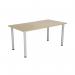 Jemini Rectangular Meeting Table 1800x800x730mm Maple KF840182 KF840182