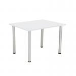 Jemini Rectangular Meeting Table 1200x800x730mm White KF840185 KF840185