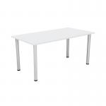 Jemini Rectangular Meeting Table 1600x800x730mm White KF840186 KF840186