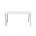 Jemini Rectangular Meeting Table 1600x800x730mm White KF840186 KF840186