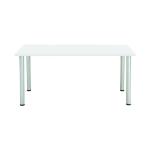 Jemini Rectangular Meeting Table 1600x800x730mm White KF840186 KF840186