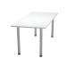 Jemini Rectangular Meeting Table 1800x800x730mm White KF840187 KF840187