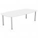 Jemini Boardroom Table 1800x1200x730mm White KF840189 KF840189