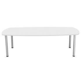 Jemini Boardroom Table 1800x1200x730mm White KF840189 KF840189