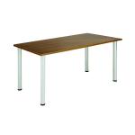Jemini Rectangular Meeting Table 1200x800x730mm Walnut KF840190 KF840190