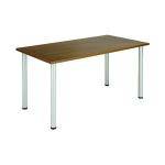 Jemini Rectangular Meeting Table 1800x800x730mm Walnut KF840192 KF840192