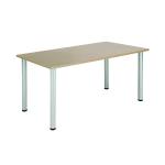 Jemini Rectangular Meeting Table 1200x800x730mm Grey Oak KF840195 KF840195