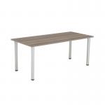 Jemini Rectangular Meeting Table 1800x800x730mm Grey Oak KF840197 KF840197