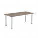 Jemini Rectangular Meeting Table 1800x800x730mm Grey Oak KF840197 KF840197