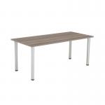 Jemini Rectangular Meeting Table 1800x800x730mm Grey Oak KF840197 KF840197