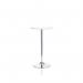 Jemini Bistro Trumpet Table Tall 600x600x1045mm WhiteChrome KF840209 KF840209