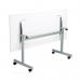 Jemini Rectangular Tilting Table 1600x800x730mm White/Silver KF846086 KF846086