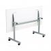 Jemini Rectangular Tilting Table 1600x800x730mm WhiteSilver KF846086 KF846086
