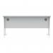 Polaris Rectangular Double Upright Cantilever Desk 1600x600x730mm Arctic WhiteWhite KF882354 KF882354