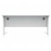 Polaris Rectangular Double Upright Cantilever Desk 1600x800x730mm Arctic White/White KF882357 KF882357