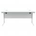 Polaris Rectangular Double Upright Cantilever Desk 1600x800x730mm Arctic WhiteWhite KF882357 KF882357