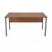 Serrion Rectangular Goal Post Desk 1500x800x730mm Ellmau Beech KF882388 KF882388