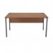 Serrion Rectangular Goal Post Desk 1500x800x730mm Ellmau Beech KF882388 KF882388