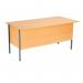 Serrion 4 Leg Desk 2 Drawer Pedestal 1500x750x725mm Ellmau Beech KF882390 KF882390