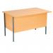 Serrion 4 Leg Desk 2 Drawer Pedestal 1200x750x725mm Ellmau Beech KF882391 KF882391