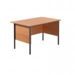 Serrion 4 Leg Desk 1200x750x725mm Ellmau Beech KF882392 KF882392