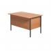 Serrion 4 Leg Desk 1200x750x725mm Ellmau Beech KF882392 KF882392