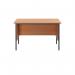 Serrion 4 Leg Desk 1200x750x725mm Ellmau Beech KF882392 KF882392