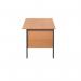 Serrion 4 Leg Desk 1200x750x725mm Ellmau Beech KF882392 KF882392