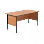 Serrion 4 Leg Desk 1500x750x725mm Ellmau Beech KF882393 KF882393