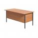 Serrion 4 Leg Desk 1500x750x725mm Ellmau Beech KF882393 KF882393