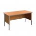 Serrion 4 Leg Desk 1500x750x725mm Ellmau Beech KF882393 KF882393