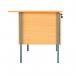 Serrion 4 Leg Desk 3 Drawer Pedestal 1200x750x725mm Ellmau Beech KF882394 KF882394