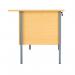 Serrion 4 Leg Desk 2 Drawer Pedestal1800x750x725mm Ellmau Beech KF882396 KF882396