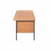 Serrion 4 Leg Desk 1800x750x725mm Bav Ellmau Beech KF882399 KF882399