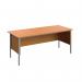 Serrion 4 Leg Desk 1800x750x725mm Bav Ellmau Beech KF882399 KF882399