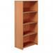 This photo features two Serrion large bookcases in the Ellmau Beech finish. The bookcases measure 750x400x1600mm and have a premium design. The shelves are spacious and sturdy, offering ample storage space for books and decorative items. The warm wood tone adds a touch of elegance to any room.