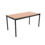 Jemini Titan Multipurpose Classroom Table 1200x600x640mm Beech/Black KF882420 KF882420