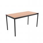 VOW Jemini Titan Multipurpose Classroom Table 1200x600x710mm BeechBlack KF882422 KF882422