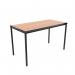 Jemini Titan Multipurpose Classroom Table 1200x600x760mm BeechBlack KF882424 KF882424